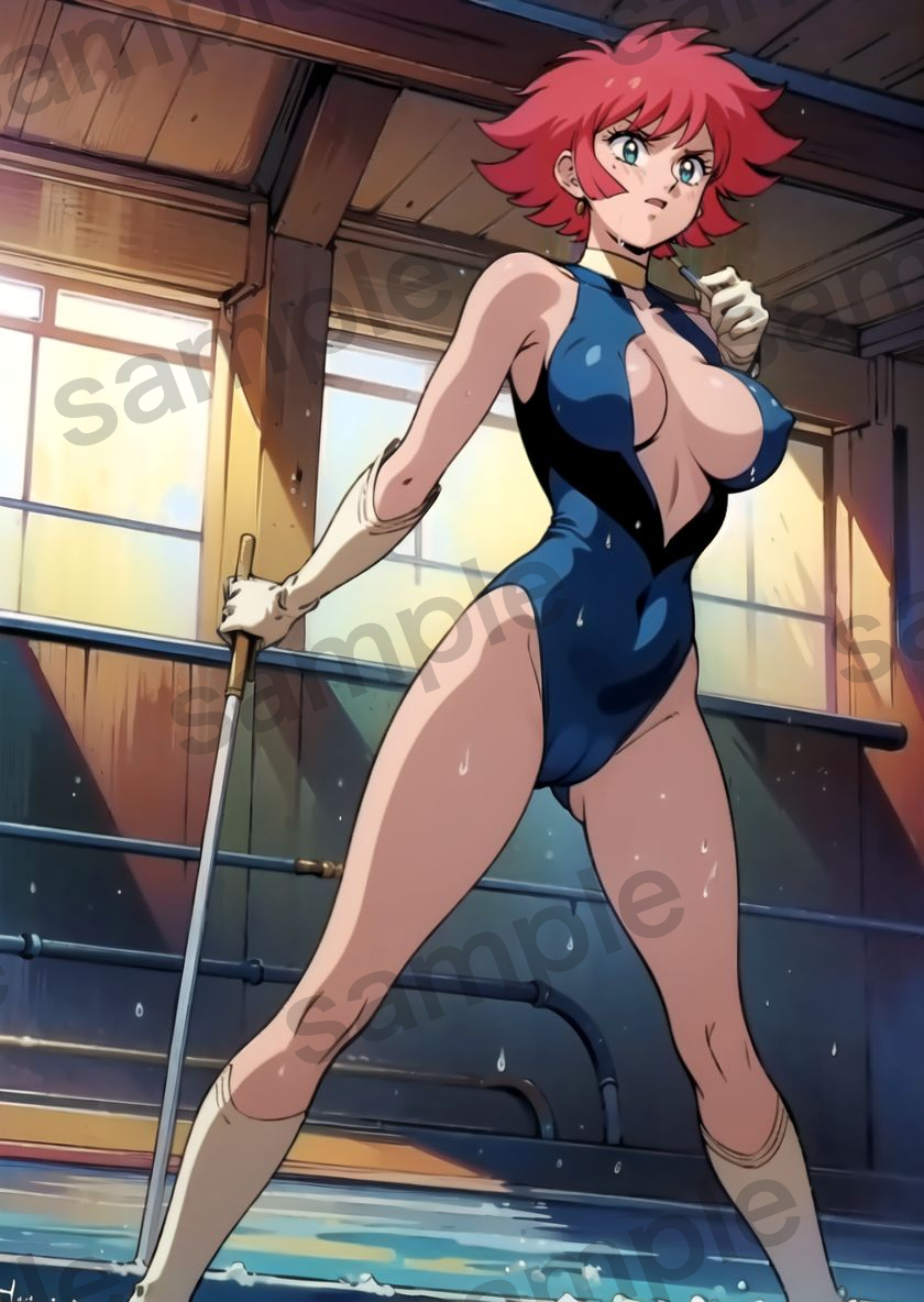 [High quality glossy paper/highest image quality] Cutie Honey Cutie Honey A4 Doujin Illustration Waterproof High Definition Poster 3374, comics, anime goods, others