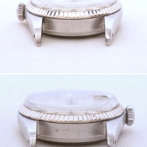 【ビンテージ/1965年頃】ROLEX ロレックス DATEJUST デイトジャスト / Ref.1601 / cal.1570 / シルバー文字盤 / WGベゼル / 稼働品の画像8