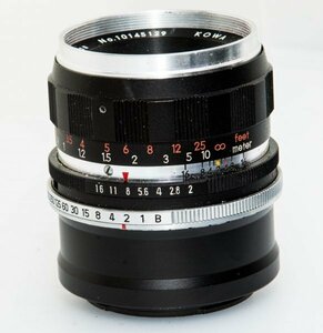 【改造レンズ】Kowa F2/50mm 【Kowa E】のレンズをSONY Eマウントレンズに改造 【ソニーFEマウントレンズ】