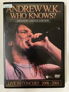 DVD ◆レンタル版◆「アンドリューW.K. / 知るか!」　