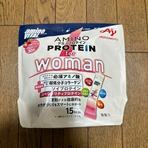 アミノバイタル アミノプロテイン for woman ストロベリー味 3.8g × 30本入