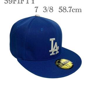 ニューエラ 59FIFTY 7 3/8 58.7cm ロサンゼルス ドジャース MLB キャップ 帽子 メンズ レディース の画像1