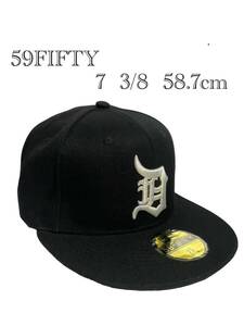 ニューエラ 59FIFTY 7 3/8 58.7cm デトロイト タイガースMLB キャップ 帽子 メンズ レディース 