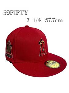  New Era 7 1/4 57.7cm 59FIFTY Los Angeles enzerusMLB колпак шляпа мужской женский newera