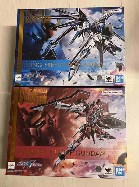 新品 METAL ROBOT魂 (SIDE MS) ライジングフリーダムガンダム　イモータルジャスティスガンダムセット　ガンダムSEED FREEDOM 送料無料