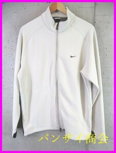 9240s11◆良品です◆NIKE GOLF ナイキゴルフ 裏地フリース ジャージジャケット ブルゾン XL/ポロシャツ/ウインドブレーカー/メンズ/男性