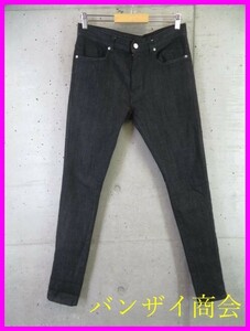 0340s20◆美品◆Calvin Klein カルバンクライン ストレッチ スキニーデニムパンツ W32/ブラックデニムジーンズ/ジーパン/ジャケット/コート