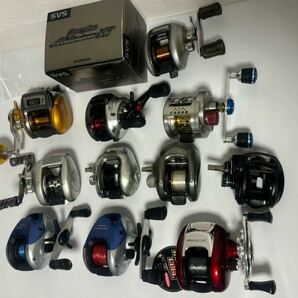 ベイトリール まとめ売り動作未確認ジャンク シマノ コンクエストDC メタニウム mg XT ダイワ イッツなど SHIMANO DAIWA Abuの画像1