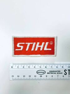 STIHL ロゴ 企業 ワッペン 刺繍 スチール チェンソー ドイツ /USA パッチ エンブレム アップリケ