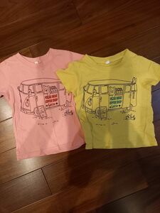 キッズお揃い　95cm　90cm　半袖Tシャツ