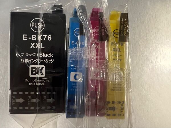 IC74の大容量版」 エプソン用 IC76 地球儀 IC4CL76 4色セット互換インクカートリッジ