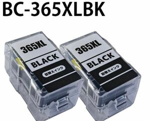 キヤノンBC-365XLBK 染料 (BC-365XLBK×2) 大容量 詰め替えインク 説明書付き