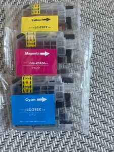 ブラザー LC21E（LCー21EM LC−21EY LC~2EC）3色セット