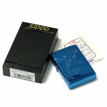 絶版/ヴィンテージ Zippo ジッポー 中古 2001年製造 ドルフィンストリーム No.1 [N]未使用・新品_画像9