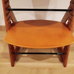 ベビーチェア ハイチェア 子供椅子 木製 ①の画像4