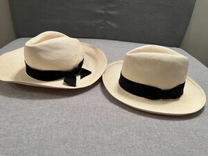 ハット 麦わら帽 帽子 中折れハット マーガレットハウエル　センシスタジオ　2個セット　レディース
