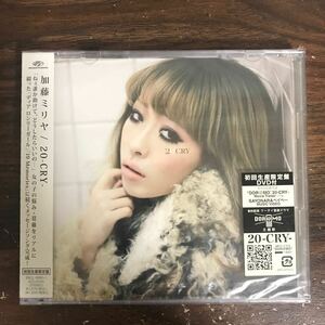 (G3112) 新品CD100円 加藤ミリヤ 20-CRY-(初回生産限定盤)(DVD付)