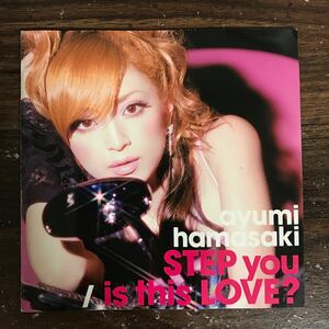 G3125 中古CD100円 浜崎あゆみ STEP you/is this LOVE?