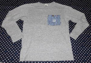 ◆中古　F.O.KIDSの長袖Ｔシャツ　160　グレー