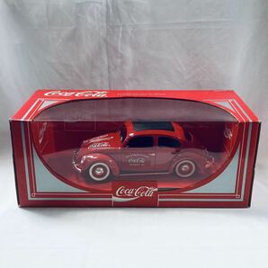 絶版品 コカコーラ純正 SOLIDO ソリド 1/18 Volkswagen type1 Beetle フォルクスワーゲン ビートル コカコーラ社コマーシャルカーの画像2