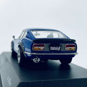 外箱無し KYOSHO 京商 1/43 S30 NISSAN FAIRLADY Z STREET Dark Blue Metallic フェアレディZ ストリート 限定生産品 ワタナベホイールの画像7