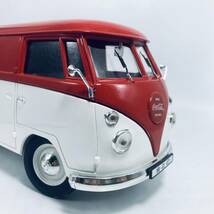 絶版品 ビンテージ SOLIDO ソリド 1/19 1966年型 Volkswagen フォルクスワーゲンType 2 COMBI コカ・コーラ社コマーシャルバン_画像5