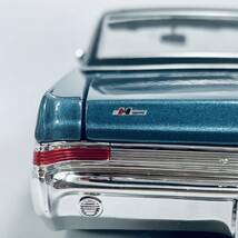 外箱無し Maisto 1/18 1965 Pontiac GTO HEMI Light Blue Metallic ポンティアックGTO ヘミV8 ライトブルーメタリック_画像8