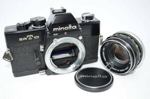 【外観特上級】MINOLTA SRT101 / MINOLTA MC ROKKOR-PF 55mm F1.7　#s5386