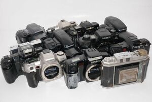 【訳あり】ジャンク フィルムカメラ 色々 12台まとめて OLYMPUS MINOLTA など色々 #t13147