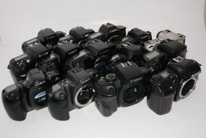 【訳あり】ジャンク フィルムカメラ 一眼 14台まとめて AF Canon Nikon MINOLTA など色々 #s7351