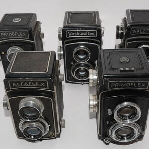 【訳あり】ジャンク 二眼カメラ 10台まとめて ALFAFLEX PRIMOFLEX Yashicaflex など #s7370の画像4