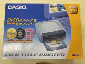 【未開封品】CASIO CW-50 カシオ CD-R TITLE PRINTER タイトルプリンター #m7707