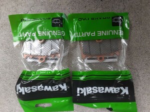  Kawasaki original brake pad 43082-1142 new goods unopened Zephyr 1100 ZZR1100 ZZR400 and so on regular price 5970 jpy (1 set ) nationwide equal postage 410 jpy 