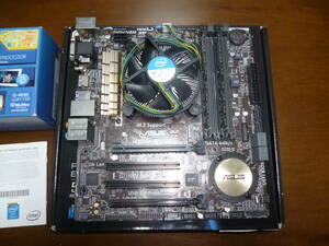 ★ASUS　H97M-PLUS/Intel core i5-4690/8GBメモリーセット★　