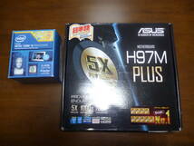 ★ASUS　H97M-PLUS/Intel core i5-4690/8GBメモリーセット★　_画像2