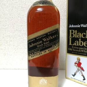 Johnnie Walker ジョニーウォーカー Black Label ブラックラベル 4/5 QUART 86.8 PROOF 未開封 箱付き の画像2