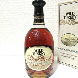 WILD TURKEY ワイルドターキー Rare Breed レアブリード 旧ボトル 750ml 110 PROOF 未開封 箱付きの画像2