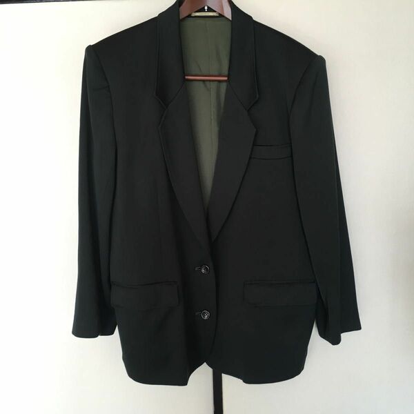 ジャケット ブラック テーラードジャケット スーツ バレンティノ グリーン ブラック