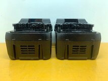 ★中古美品★2個セット HiKOKI ハイコーキ リチウムイオンバッテリー BSL36A18 36Vマルチボルト 18V使用可 電動工具 日立工機)倉b_画像4