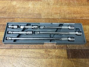 ★中古★スナップオン Snap-on 3/8エクステンションバーセット FXKシリーズ 6本セット 差込角9.5sq ストレート ハンドツール 延長)倉b