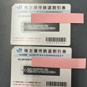 JR西日本の株主優待鉄道割引券★有効期限024年6月30日★GW含め年中利用可能★２枚まで可能の画像1