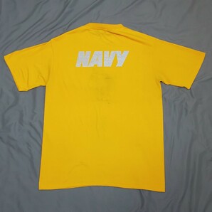 米海軍実物 NAVY PTシャツ 半袖Tシャツ サイズMの画像7