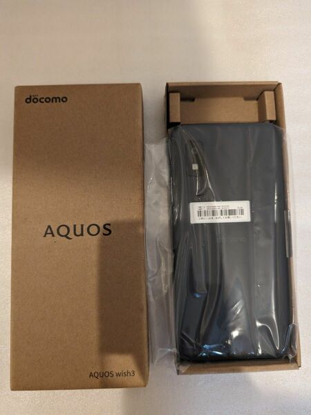 AQUOS wish3 ブラック docomo　ドコモ　64GB 新品未使用　SH-53D