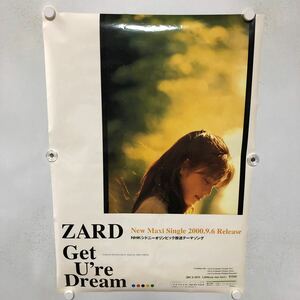 C11351 ZARD 坂井泉水 Get U're Dream シドニーオリンピック放送テーマソング 販促 告知 B2サイズ ポスター