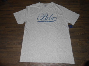 # Ralf # new goods 170cm gray . with logo T-shirt postage 180 jpy 