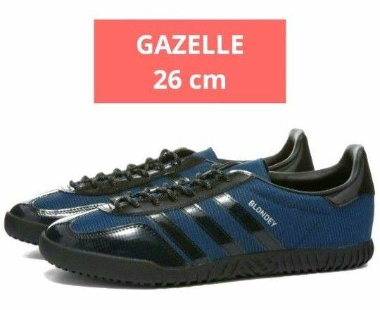 Adidas BLONDEY GAZELLE INDOOR ブロンディ ガゼル samba NAVY/BLACK 26cm