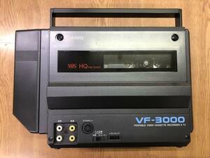 CASIO VF-3000　ポータブルビデオカセットレコーダー&TV　ジャンク