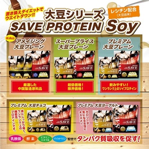 SAVE アメイジング 大豆プレーン ( 3kg ) ソイプロテイン 大豆プロテイン プロテイン 専用スプーン付 3kgの画像5