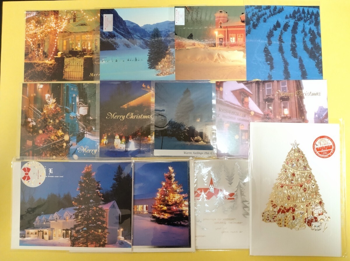 [Envío gratis] Juego de postales ③ Navidad 12 piezas Artículo de almacenamiento a largo plazo Tarjetas de felicitación, impresos, tarjeta postal, Tarjeta postal, otros