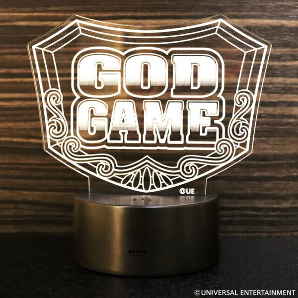 LEDアクリルスタンド ミリオンゴッド 神々の凱旋 Newバージョン ハーデス ポセイドン GOD GAME